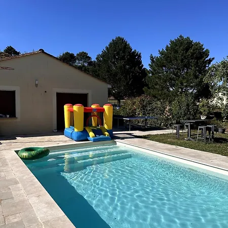 Gournerie 3 Bedrooms Heated Private Pool Apartament Saint-Genies